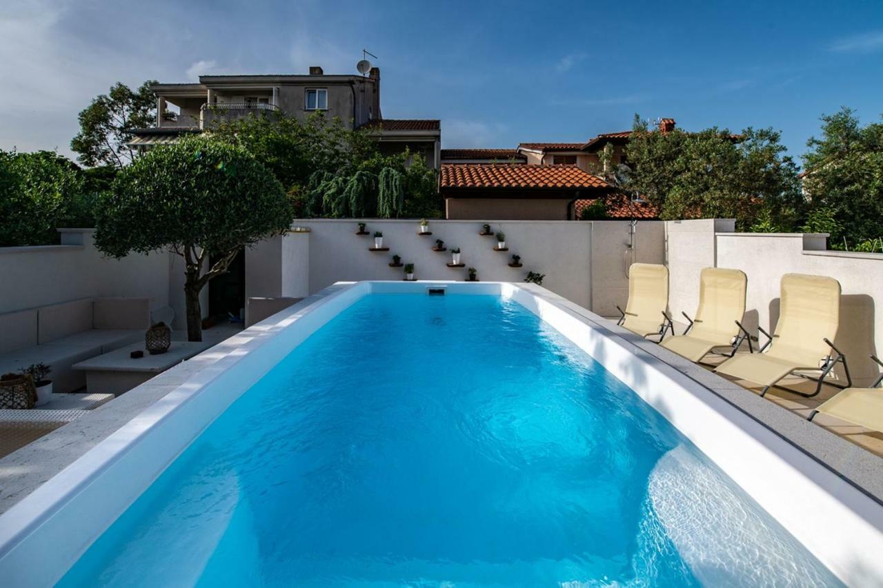 Cave Romane Apartment With Private Pool And Sea View Vinkuran Esterno foto